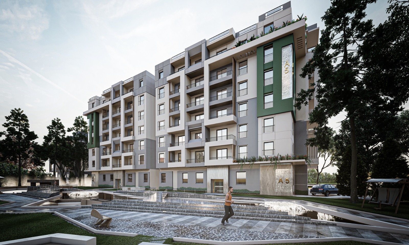 Zayed Lagoons – Compound View
